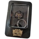 D20 key ring + Set of 7 Metal mini-dice