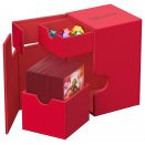 Flip'n'Tray Deck Case 100+ XenoSkin Red Monocolor - Ultimate Guard