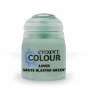 Pot of Layer Gauss Blaster Green paint 12ml 22-78 - Citadel