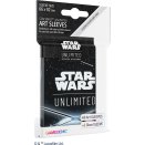 60 + 1 Star Wars Unlimited Card Back Black Art Sleeves 66 x 92 mm - Gamegenic