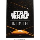 60 + 2 Star Wars Unlimited Card Back orange Art Sleeves 66 x 92 mm - Gamegenic