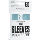 60 Clear Japanese Size Just Sleeves - Gamegenic
