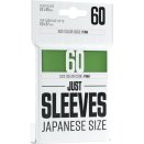 60 Green Japanese Size Just Sleeves - Gamegenic