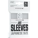 60 White Japanese Size Just Sleeves - Gamegenic