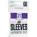60 Purple Japanese Size Just Sleeves - Gamegenic