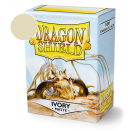 100 Ivory Matte Standard Size Sleeves - Dragon Shield