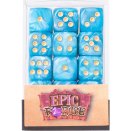 Set de 36 dés D6 12mm bleus - Epic Forge