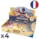 Set of 4 Displays of 24 Into the Inklands Booster Packs - Disney Lorcana FR