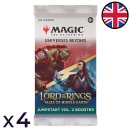The Lord of the Rings: Tales of Middle-earth Set of 4 Jumpstart Vol. 2 Booster Packs - Magic EN