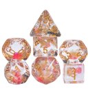 Set of 7 Resin Dice in Box - Spring - Epic Forge
