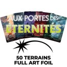 Edge of Eternities Wholesale Lot of 50 Full-Art Foil Basic Lands - Magic FR