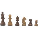 Pieces d'échecs 76 mm Acacia Classique (sans plateau) - Wilson Jeux