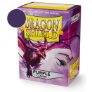 100 Purple Classic Standard Size Sleeves - Dragon Shield