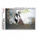 Jigsaw Puzzle 1000 Pieces - Art Banksy Sweeping It Under The Carpet - Piatnik