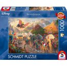 Puzzle 1000 pieces Disney - Kinkade : Dumbo