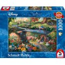 Puzzle 1000 pieces Disney - Kinkade : Alice in Wonderland