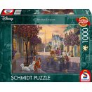 Puzzle 1000 pieces Disney - Kinkade : the Aristocats