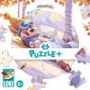  Puzzle 70 pièces LOKI Puzzle+ : LOKI fait de la luge