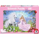 Puzzle 100 pièces - Princesse des Licornes