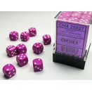 Opaque Polyhedral Light Purple and Copper 36 12mm D6 Set - Chessex