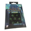 Call of Cthulhu Black and Green Dice Set - Q-Workshop