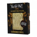 Limited Edition Gold Plated Metal Card Summoned Skull - Yu-Gi-Oh!