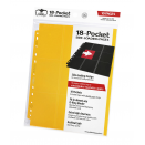 10 pages 18-Pocket Yellow Side-Loading - Ultimate Guard