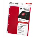 10 pages 18-Pocket Red Side-Loading - Ultimate Guard