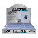 9-Pocket Pages x100 (Silver Series) - Ultra Pro