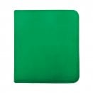 Green Zippered 12-pocket Pro-Binder - Ultra Pro