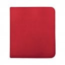 Red Zippered 12-pocket Pro-Binder - Ultra Pro