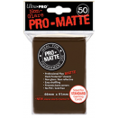 50 Pro-Matte Brown Standard Size Sleeves - Ultra Pro