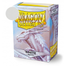 100 White Matte Standard Size Sleeves - Dragon Shield