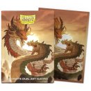 100 Wood Snake Dual Matte Art Standard Size Sleeves - Dragon Shield