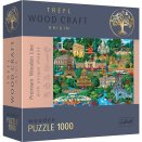 1000-piece wooden puzzle - France (Trefl)