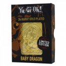 Limited Edition Gold Plated Metal Card Baby Dragon  - Yu-Gi-Oh!