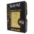 Limited Edition Gold Plated Metal Card Dark Paladin - Yu-Gi-Oh!