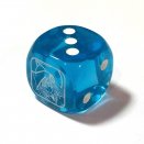 Light Blue Dark Magician Girl 6 sided dice - Yu-Gi-Oh!