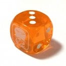 Orange Junk Synchron 6 sided dice - Yu-Gi-Oh!