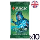 Zendikar Rising Set of 10 Draft Booster Packs - Magic EN