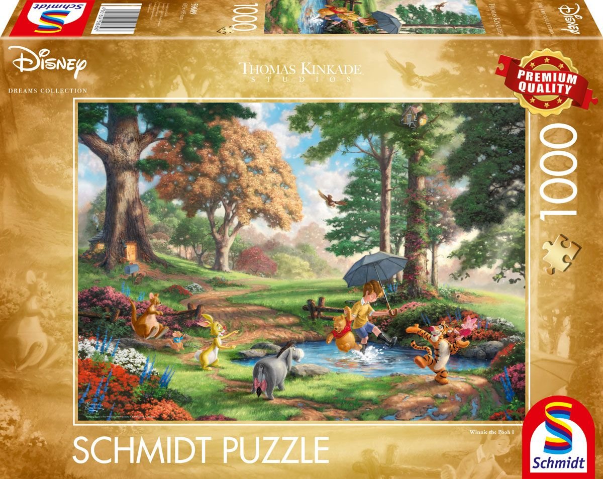 Puzzle 1000 pieces Disney - Kinkade : Winnie the Pooh - Buy your