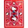 jeu de 54 cartes hello kitty 50th anniversary bicycle paquet 