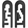 mini huzzle cast keyhole noir boite 