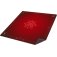 tapis de jeu neoprene 60x60 cm rouge ludistri boite 