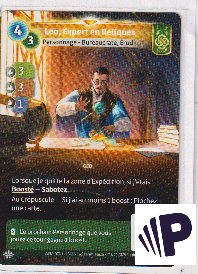 Leo, Relic Expert - F Muna